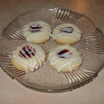 Raspberry Almond Shortbread Cookies