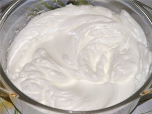 Bowl of Vanilla Icing