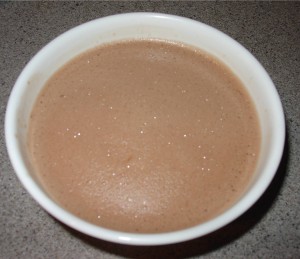 Temper Egg and Milk Mixuture