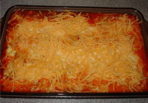 Layer in Baking Pan