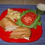 Pan Fried Tilapia Sandwich