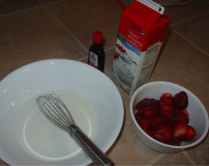 Strawberry Ice Cream Ingredients