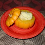 Pumpkin with Coconut Custard