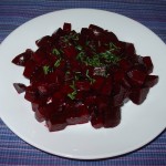 Roasted Beets with Balsamic Vinegar and Chives