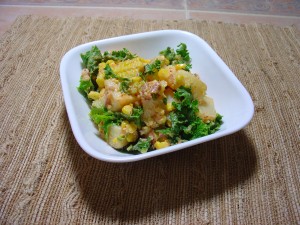 Moroccan Potato Salad with harissa paste