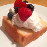 Pound Cake with Berries