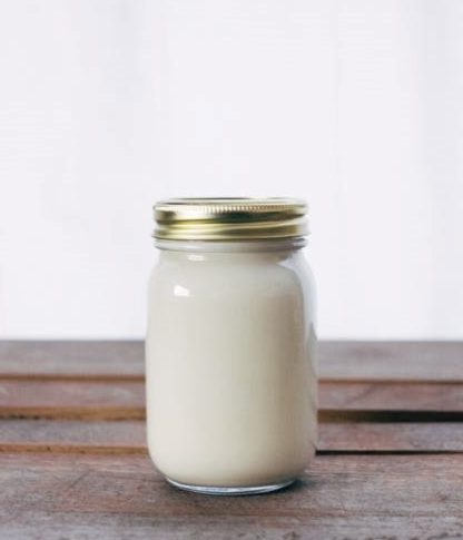 Jar of Homemade Yogurt