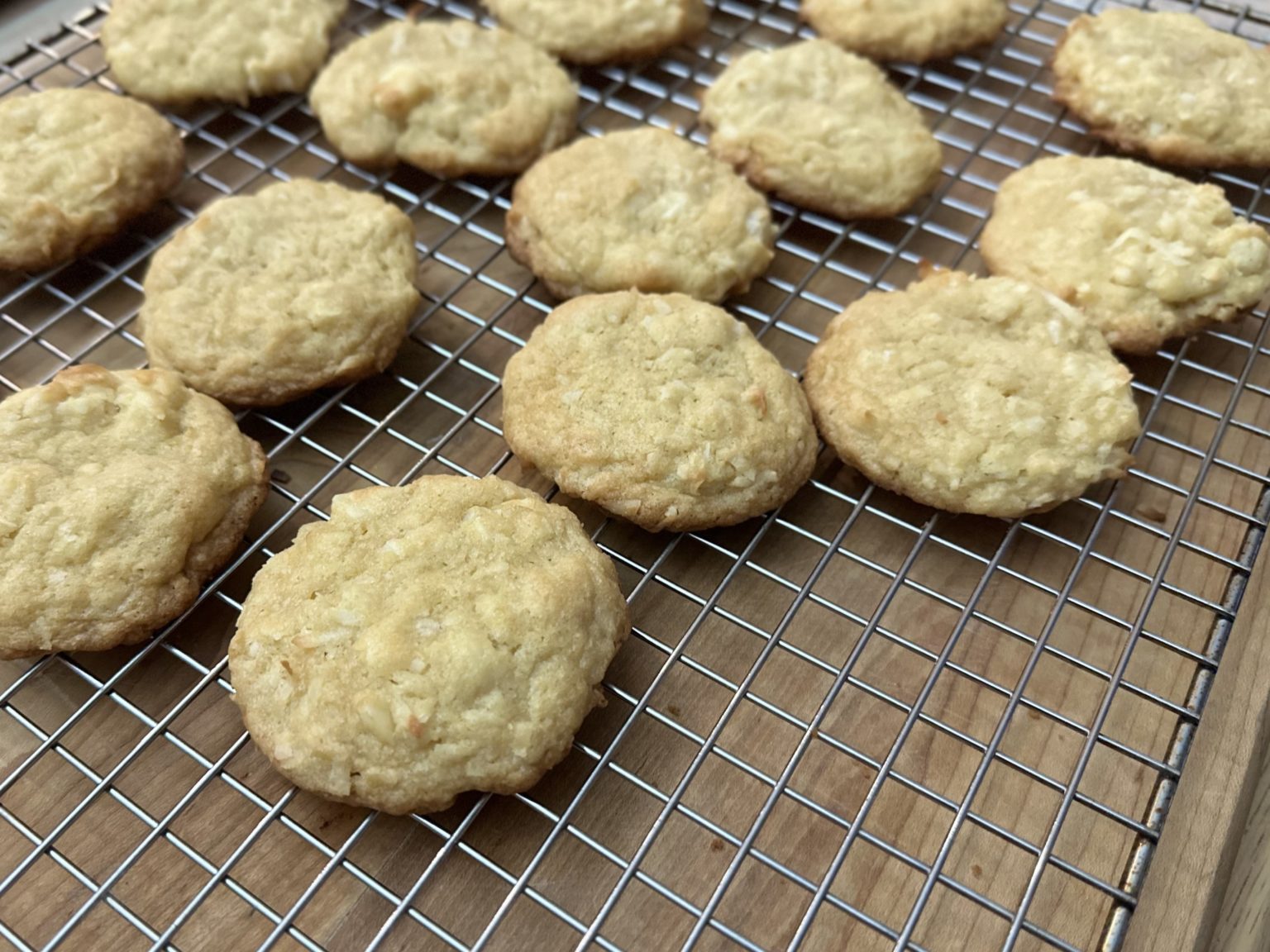 Chewy Coconut Macadamia Nut Cookies Recipe