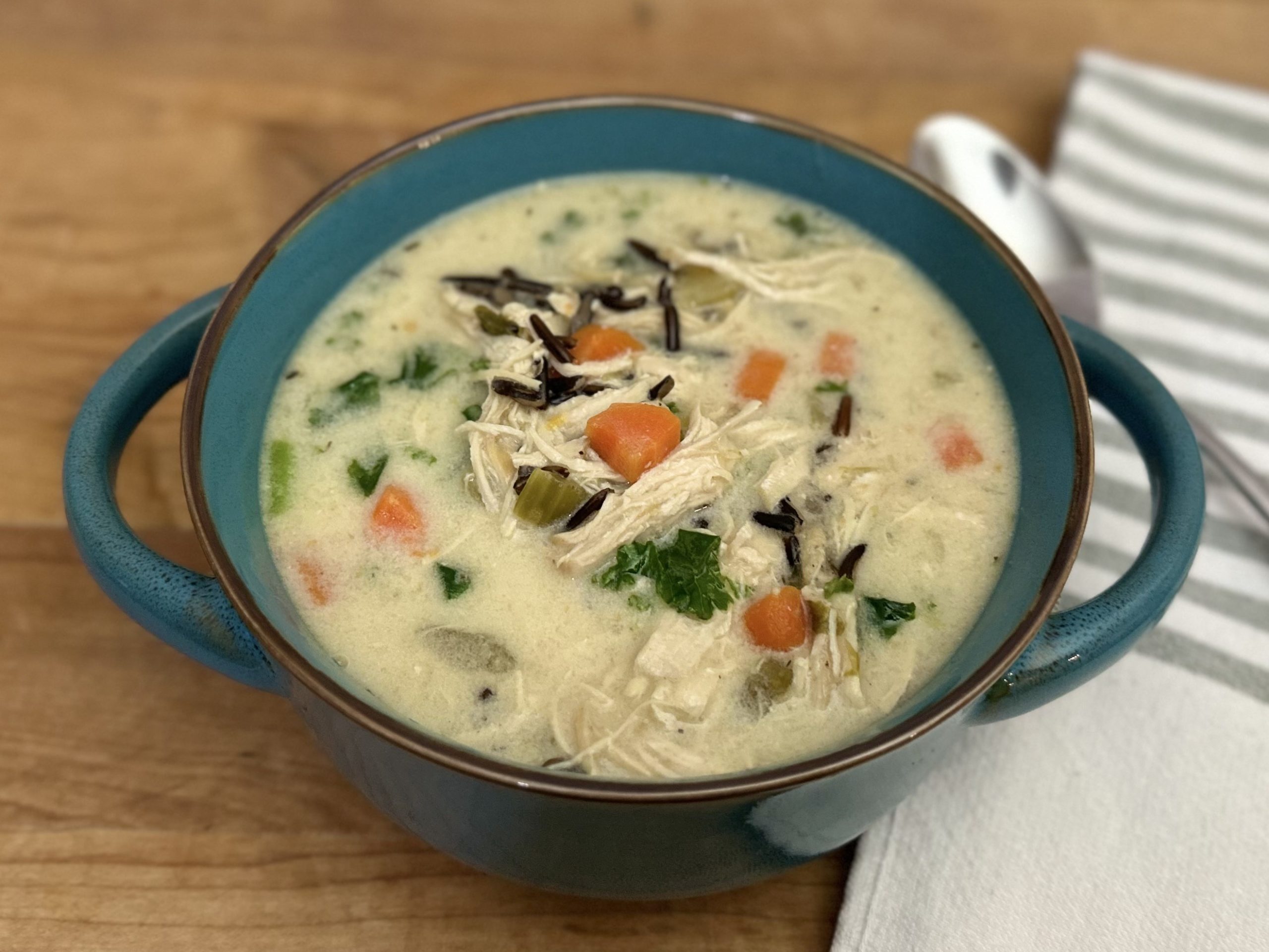 Chicken Wild Rice Soup – Instant Pot