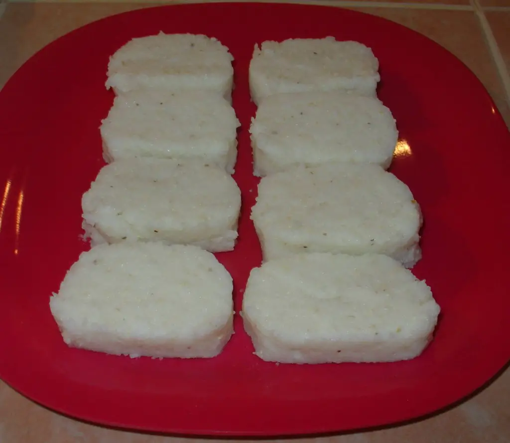 Native American Fried Hominy Grits