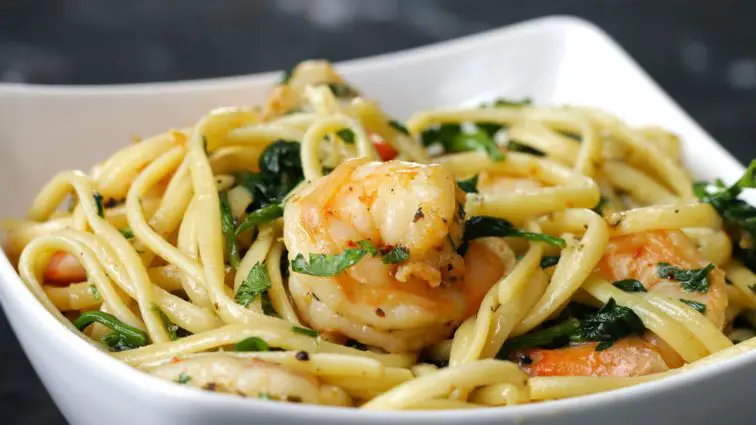 Garlic and Shrimp Pasta