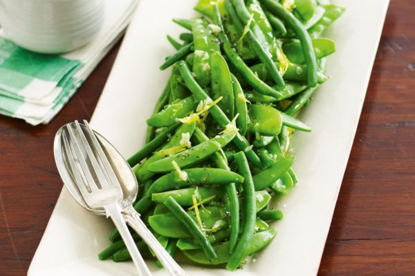 Asian Green Beans with Snow Peas