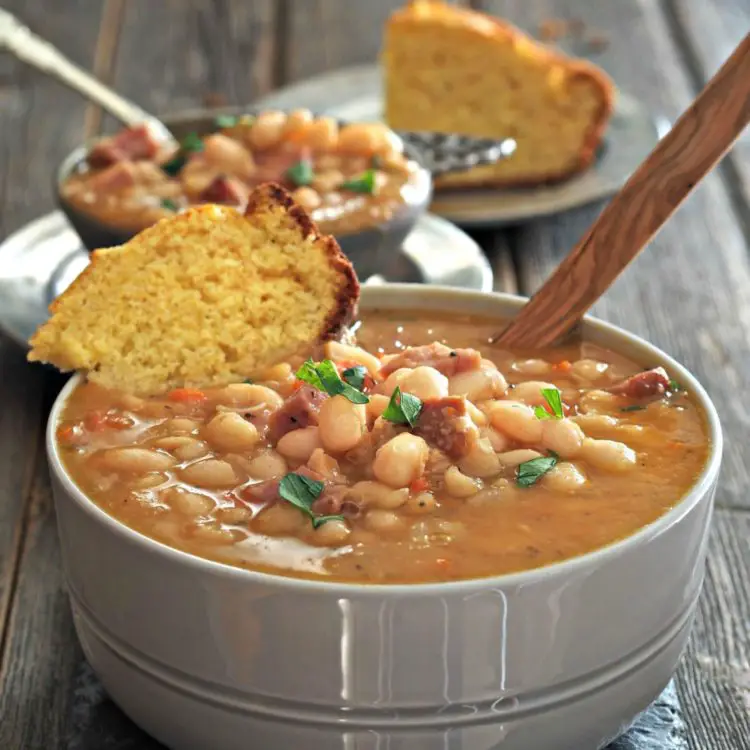 Navy Bean Soup with Country Ham Bear Creek